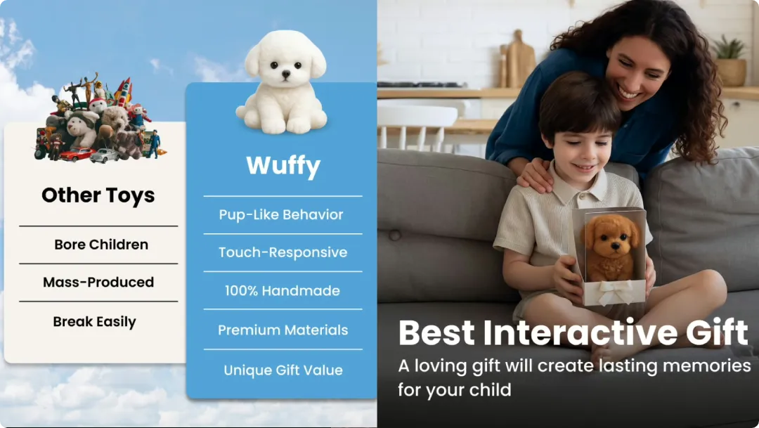 benefit of wuffy robot dog